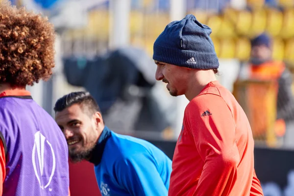 Zlatan Ibrahimovic (Feyenoord) op tijdens training — Stockfoto