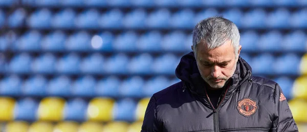 Jose Mourinho, trener "Manchester United" — Zdjęcie stockowe