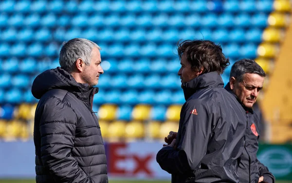 Jose Mourinho, coach van het "Manchester United" — Stockfoto