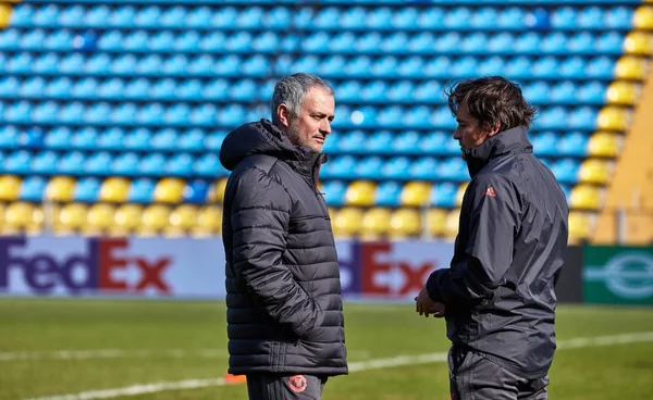 Jose Mourinho, trener "Manchester United" — Zdjęcie stockowe