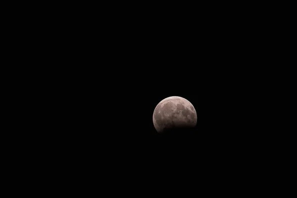 Lunar Eclipse. 07.08.2017 — Stok Foto