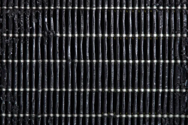 Dirty air filter. High efficiency air filter for HVAC system. — Stock Photo, Image