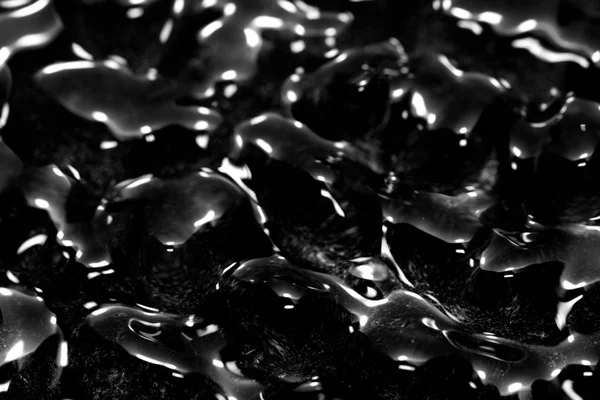 Astratto sfondo nero Texture liquida — Foto Stock