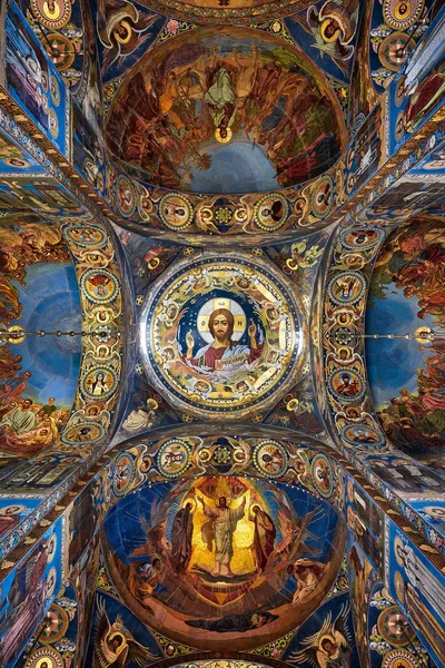 Interior of the Church of the Savior on Spilled Blood — Stock Photo, Image