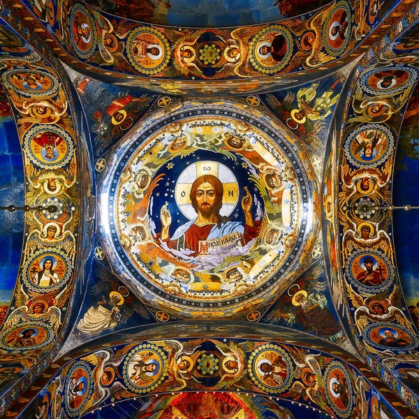 Interior of the Church of the Savior on Spilled Blood — Stock Photo, Image