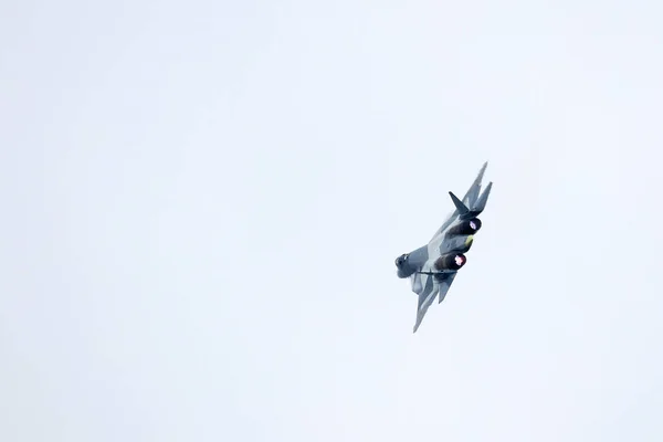 Novo caça russo de cinco gerações SU 57 (T-50 ) — Fotografia de Stock