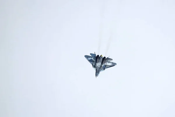 Novo caça russo de cinco gerações SU 57 (T-50 ) — Fotografia de Stock