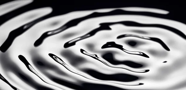 Movimento da água - Abstract Black Background Liquid Texture. abstração líquida — Fotografia de Stock