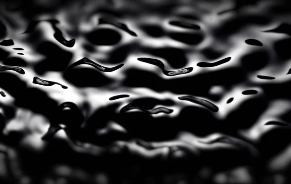 Movement of water - Abstract Black Background Liquid Texture. liquid abstraction — Stock Photo, Image