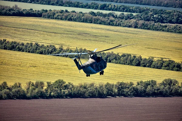 Elicottero Trasporto Volo Con Overflow Device Tonnellate Codificazione Nato Halo — Foto Stock