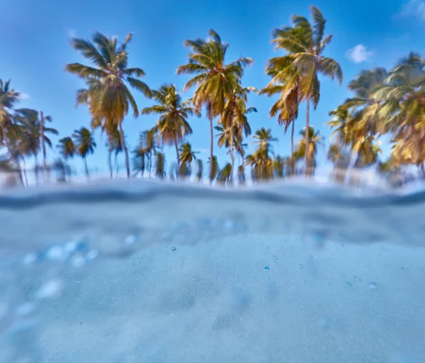 Tropical Island View Beach Water — Stock Photo, Image