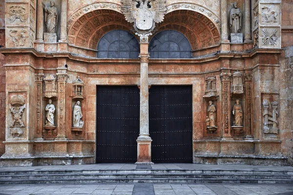 Exterior Entrada Principal Catedral Santa Maria Menor Catedral Más Antigua — Foto de Stock