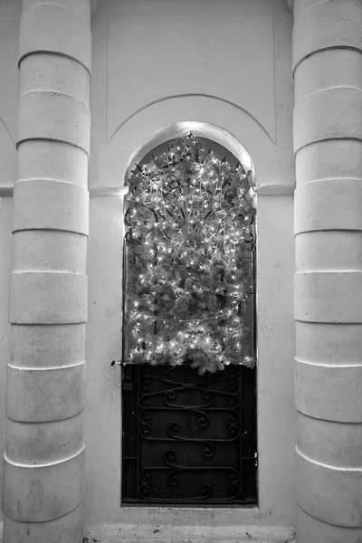 Colonial Architecture Detail Estilo Colonial Típico Santo Domingo República Dominicana — Fotografia de Stock