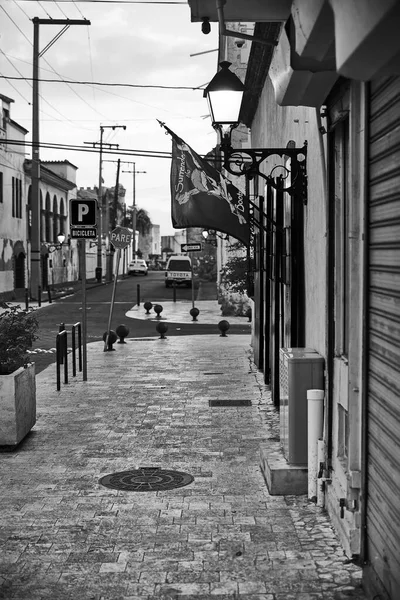 Vista Calle Del Casco Antiguo Detalle Arquitectura Colonial Típico Estilo —  Fotos de Stock