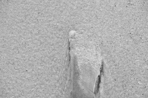 Ozeanschaum Wäscht Den Touristen Die Füße Welle Sandstrand Hintergrund Wellenplätschern — Stockfoto