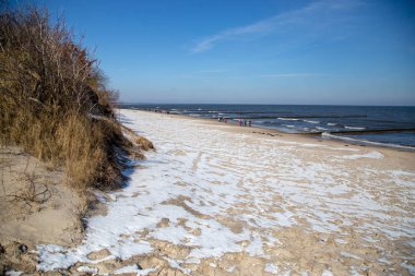 Sonbaharda Leipzig 'deki Karl-Heine-Kanalı manzarası