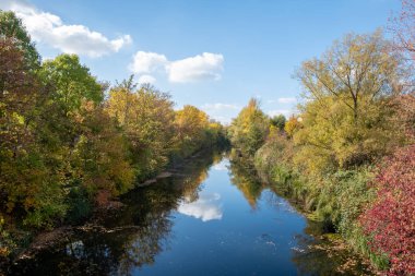 view of the Karl-Heine-Canal in Leipzig 