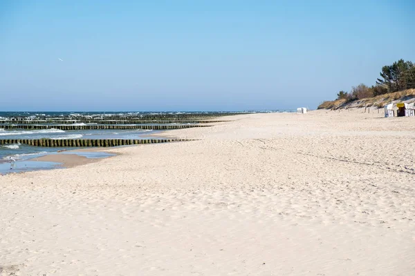 The view of the beach of Zempin — Stock Photo, Image