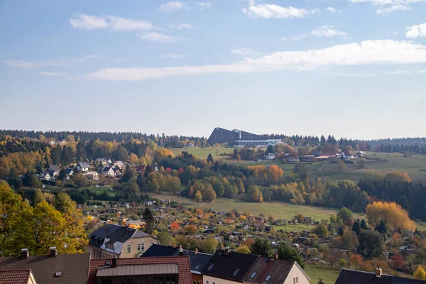 The little city Schoeneck in Vogtland — Stock Photo, Image