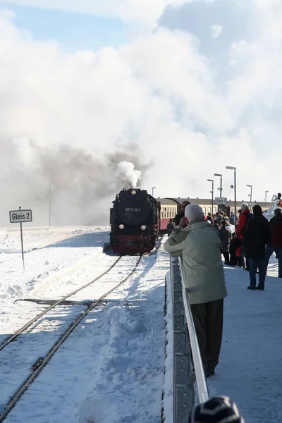 Brocken Railroad Station Brocken Harz — Stock Photo, Image