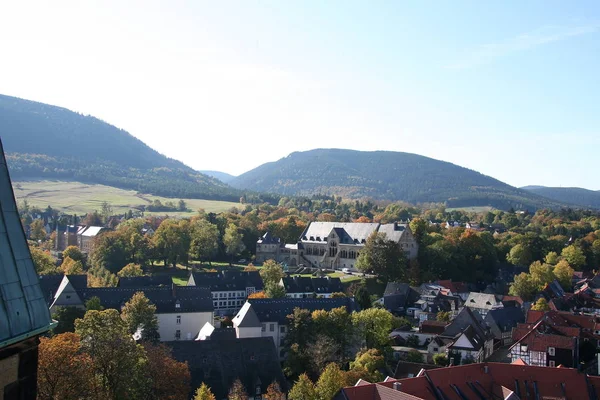 View Goslar Lower Saxony Harz Mountains Sunny Day — Stock Photo, Image