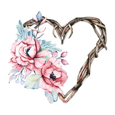 Birds, set watercolor painting, wildlife isolated on white background