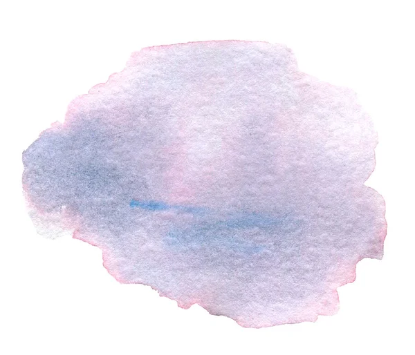 Hand Drawn Abstract Watercolor Blot White Background — Stock Photo, Image