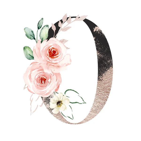 beautiful art painting design with number 0 on white background 