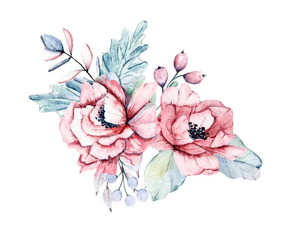 Birds, set watercolor painting, wildlife isolated on white background