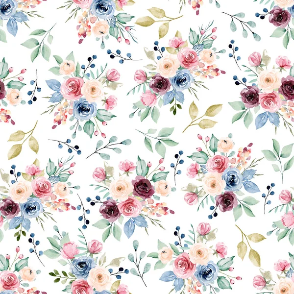 Suluboya boya, çiçeksiz desen, kumaş duvar kağıdı deseni.