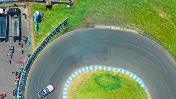 Letecký pohled nad Drift Racing Car 01