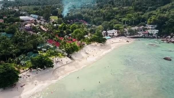 Ocean Holiday Beach Aerial — Αρχείο Βίντεο