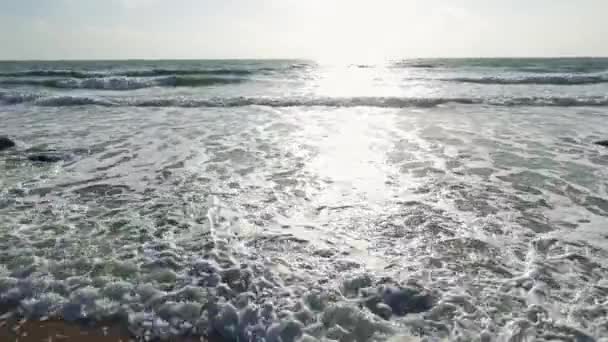 Océano Ondas Playa — Vídeo de stock