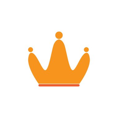 taç grafik tasarım şablonu izole edildi