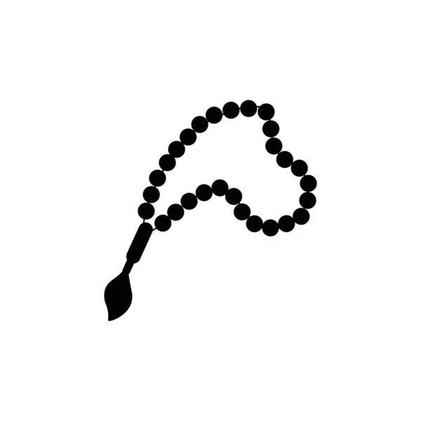 Prayer Beads Icon Graphic Design Template Vector Isolated — Stock Vector