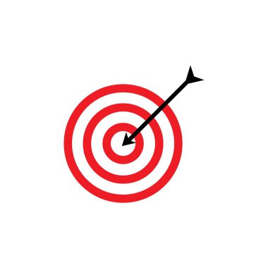 Hedef vektör çizim şablonu