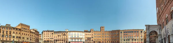 Piazza del Campo em Siena — Fotografia de Stock