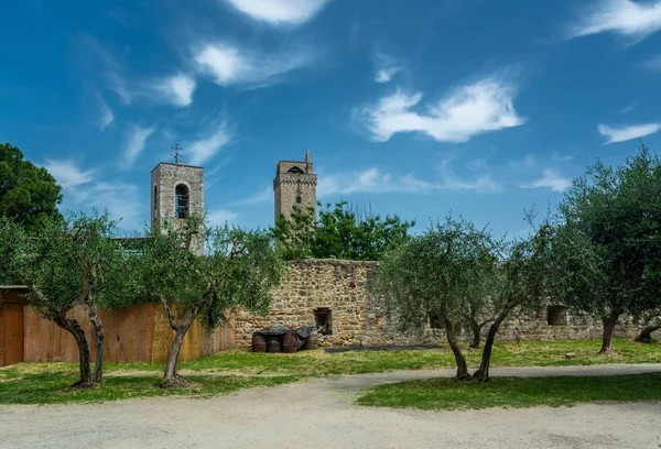 San Gimignano 'daki Rocca Bahçesi