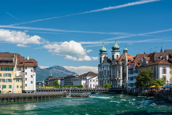 Gereja jesuit di lucerne — Stok Foto