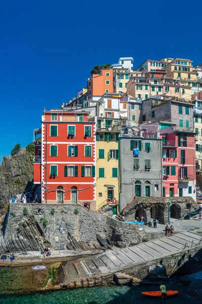 イタリアのリオマジョーレ、シンクルな面 — ストック写真