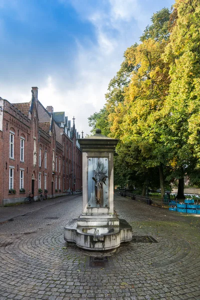 Horse Head Drinking Fountain in Bruges