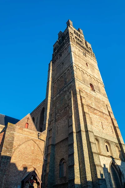St. Salvator katedral i Brygge — Stockfoto