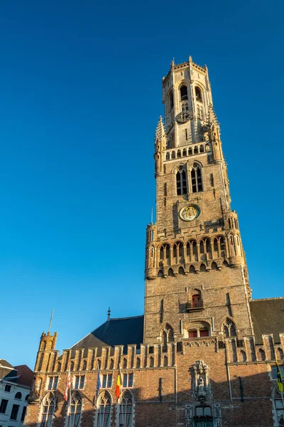 Belfry of Brygge, Belgien — Stockfoto