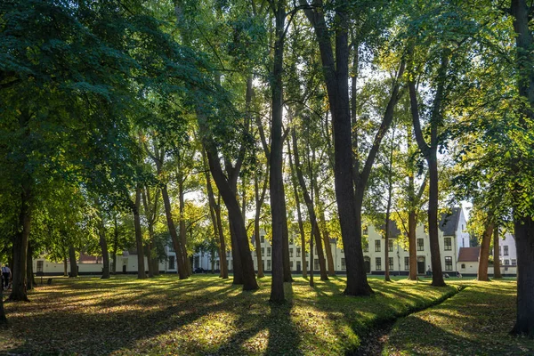 Beguinage of Brygge i Belgien — Stockfoto