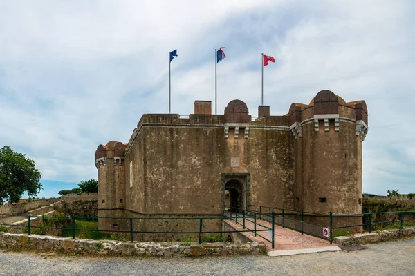 Saint Tropez Francia Junio 2019 Los Turistas Que Visitan Ciudadela — Foto de Stock