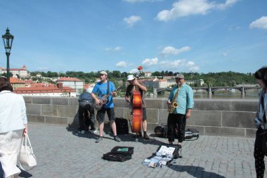 Panoramic view on old part of Prague