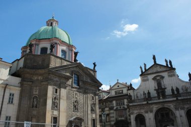 Panoramic view on old part of Prague