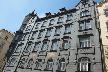 Panoramic view on old part of Prague