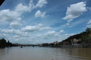 Panoramic view on old part of Prague