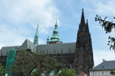 Panoramic view on old part of Prague